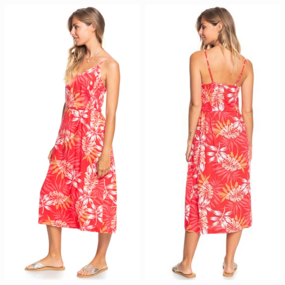Roxy Land Of Life Strappy Midi Dress